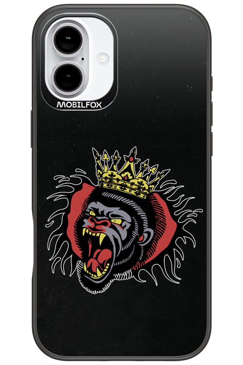Monkey Rage Black - Apple iPhone 16 Plus
