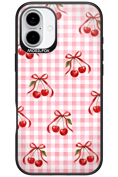 Pink Cherry Checked 2.0 - Apple iPhone 16 Plus