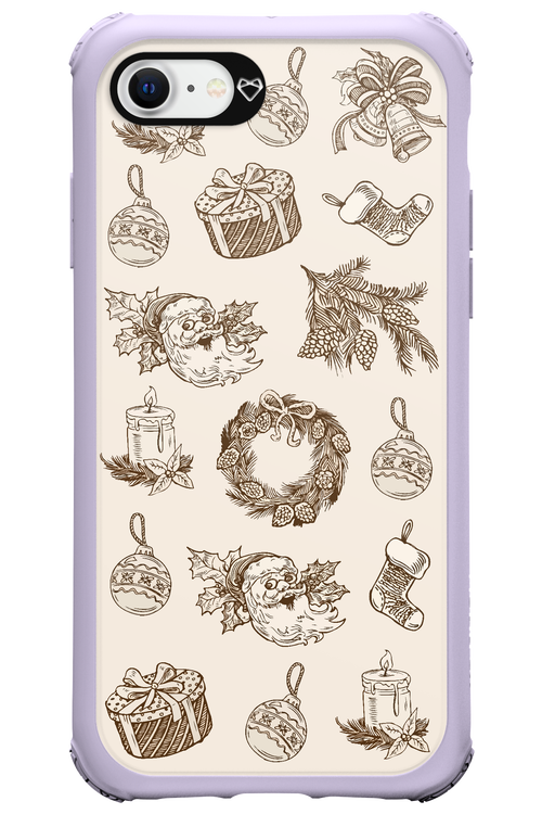 Christmas Paper - Apple iPhone SE 2020