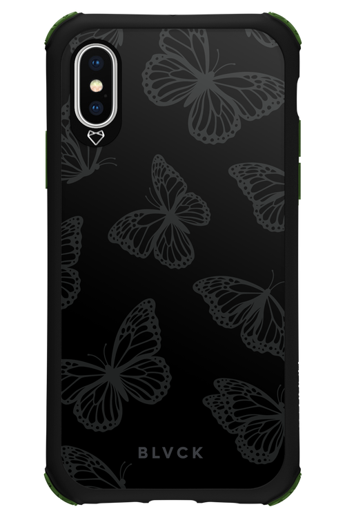 Black Butterflies - Apple iPhone X