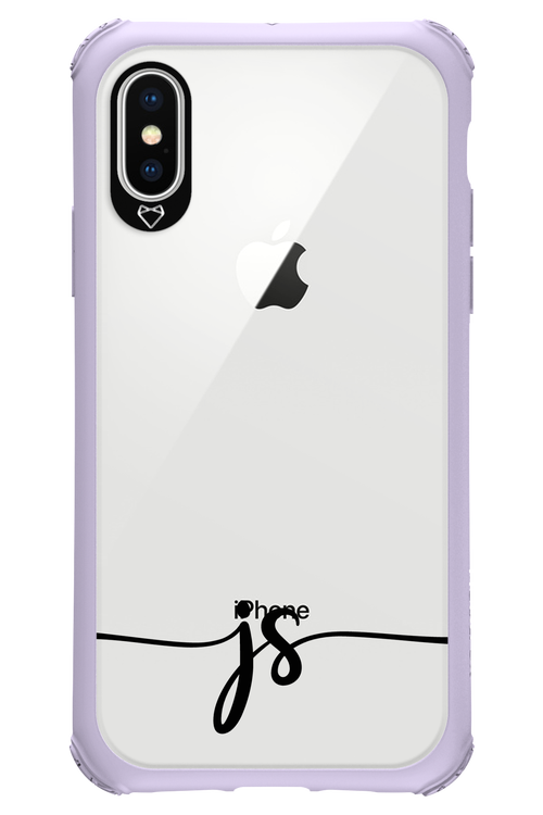 JS Monogram - Apple iPhone X