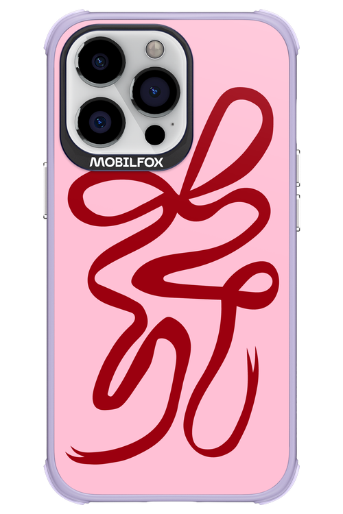 Burgundy Bow - Apple iPhone 13 Pro