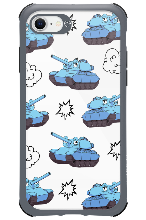 Tank Guy Transparent 2.0 - Apple iPhone 8