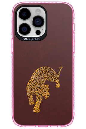 Burgundy Leopard - Apple iPhone 14 Pro Max