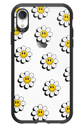 Smiley Flowers Transparent - Apple iPhone XR