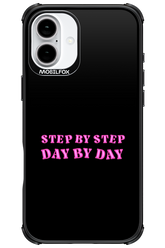 Step by Step Black - Apple iPhone 16 Plus