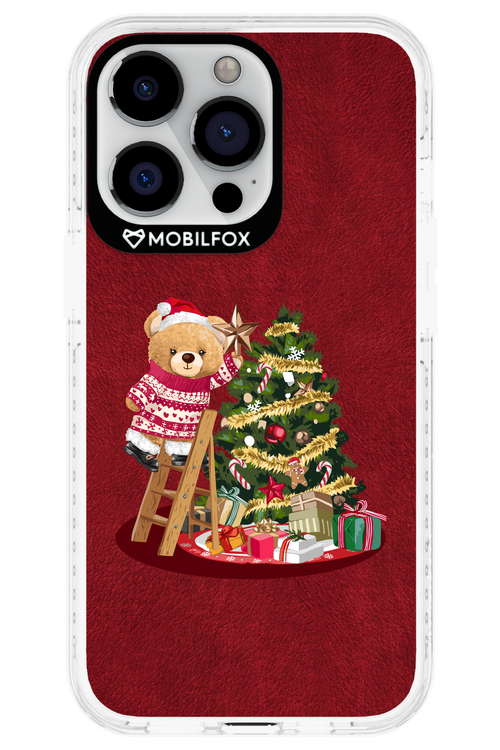 Christmas Bear (Burgundy) - Apple iPhone 13 Pro