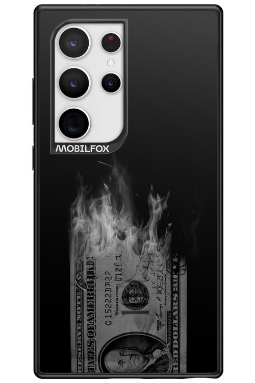 Money Burn B&W 2.0 - Samsung Galaxy S24 Ultra