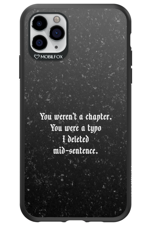 A Typo - Apple iPhone 11 Pro Max