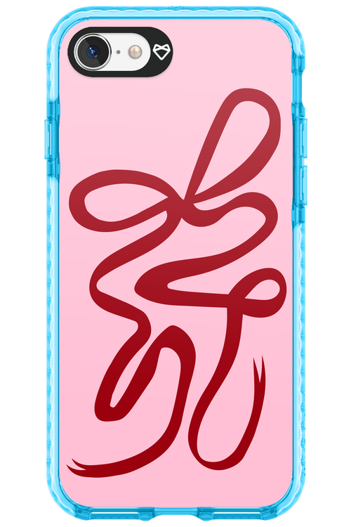 Burgundy Bow - Apple iPhone 7