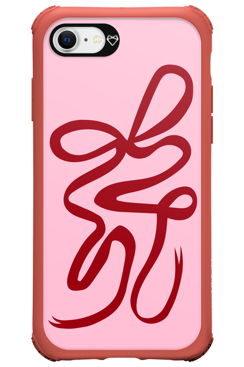 Burgundy Bow - Apple iPhone SE 2020
