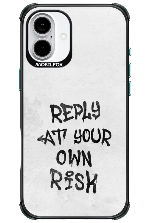 At Your Own Risk 2.0 - Apple iPhone 16 Plus