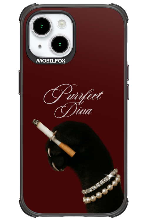 Purrfect Diva - Apple iPhone 15