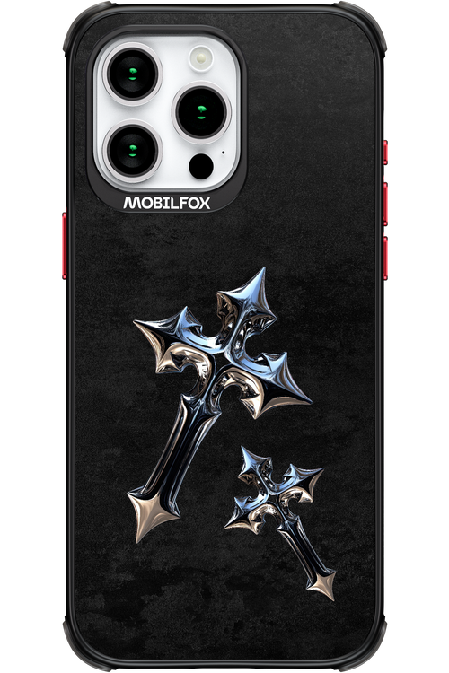 Chrome Crosses - Apple iPhone 15 Pro Max