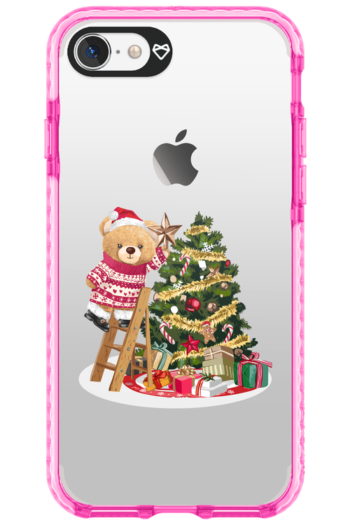Christmas Bear (Transparent) - Apple iPhone 7