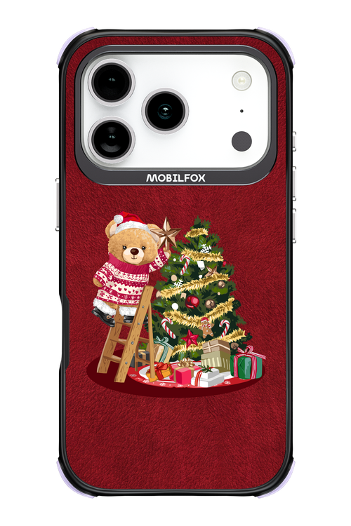 Christmas Bear (Burgundy) - Apple iPhone 17 Pro