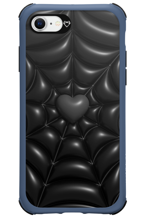 Black Spider Heart - Apple iPhone SE 2022