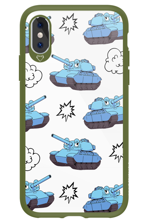 Tank Guy Transparent - Apple iPhone X
