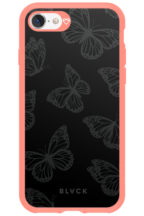 Black Butterflies - Apple iPhone SE 2020