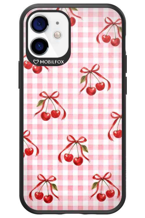 Pink Cherry Checked 2.0 - Apple iPhone 12 Mini