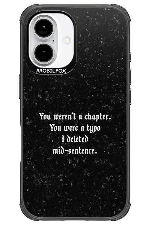 A Typo - Apple iPhone 16
