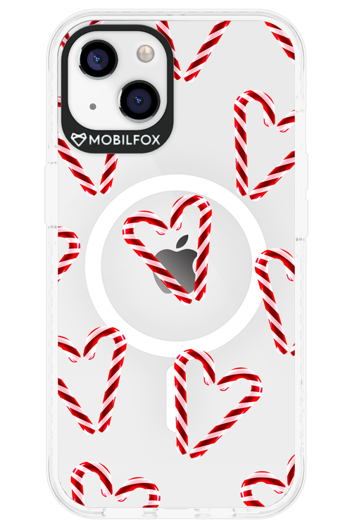 Candy Cane Hearts - Apple iPhone 13