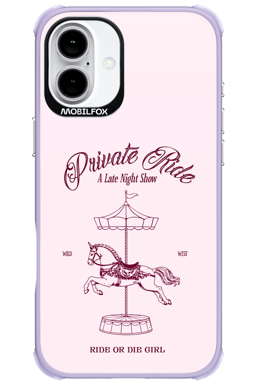 Private Ride 2.0 - Apple iPhone 16 Plus
