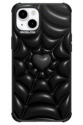 Black Spider Heart - Apple iPhone 15 Plus