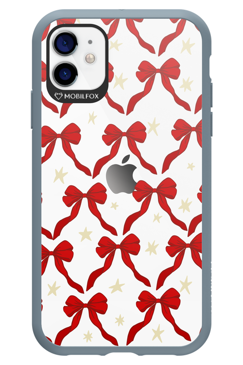 Bow & Stars (Transparent) - Apple iPhone 11
