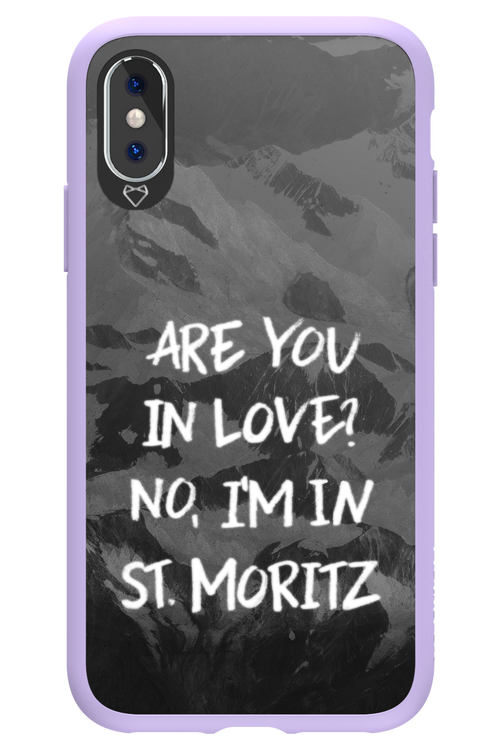 I'm in St. Moritz - Apple iPhone X
