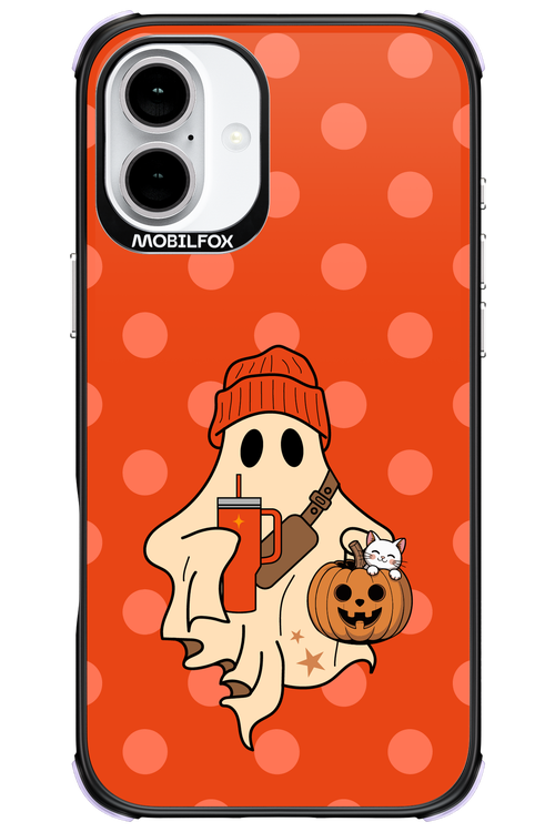 Ghost Girl (Orange) - Apple iPhone 16 Plus