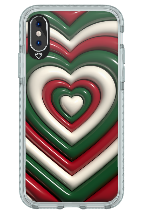 XMAS Hearts - Apple iPhone XS