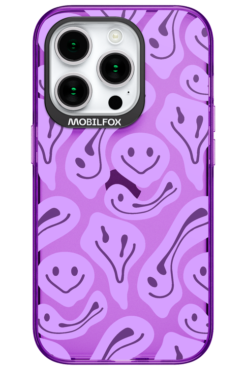 Fluid Smiley Purple - Apple iPhone 15 Pro