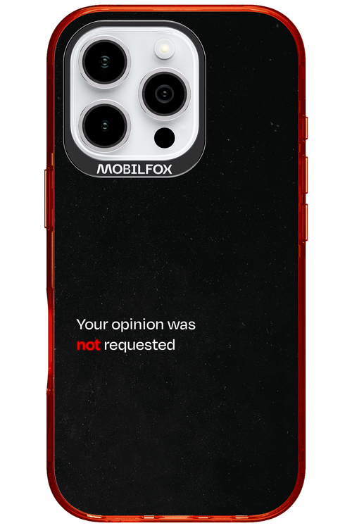 Not Requested 2.0 - Apple iPhone 16 Pro