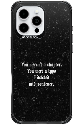 A Typo - Apple iPhone 16 Pro Max