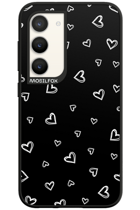 Monochrome Hearts 2.0 - Samsung Galaxy S23