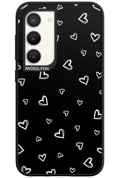 Monochrome Hearts 2.0 - Samsung Galaxy S23