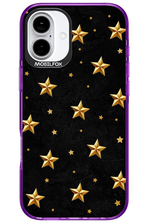 Golden Stars - Apple iPhone 16 Plus
