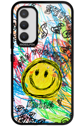 Crayon Smiley Colorful - Samsung Galaxy A34