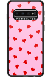 Sprinkle Heart Pink - Samsung Galaxy S10