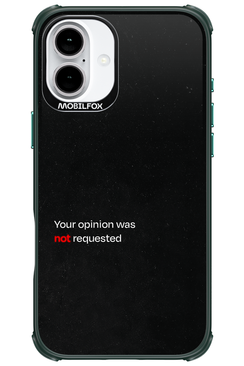 Not Requested 2.0 - Apple iPhone 16 Plus