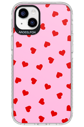 Sprinkle Heart Pink - Apple iPhone 14 Plus