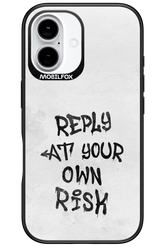 At Your Own Risk - Apple iPhone 16