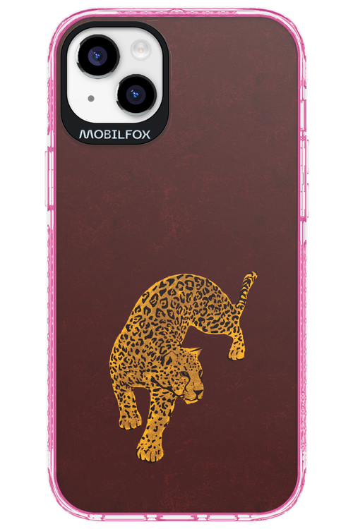 Burgundy Leopard - Apple iPhone 14 Plus