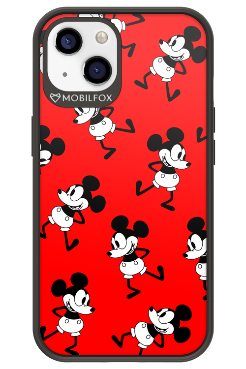 Iconic Mouse (red pattern) - Apple iPhone 13