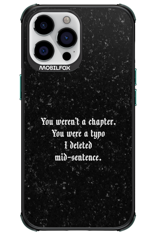 A Typo - Apple iPhone 13 Pro Max