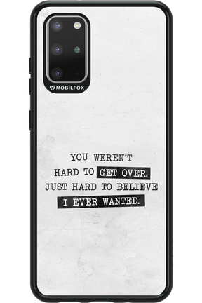 Hard to Believe - Samsung Galaxy S20+