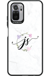 JS Monogram White - Xiaomi Redmi Note 10