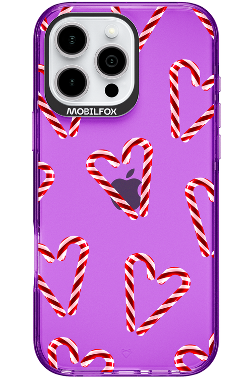 Candy Cane Hearts - Apple iPhone 16 Pro Max