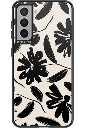 Monochrome Flowerss - Samsung Galaxy S21